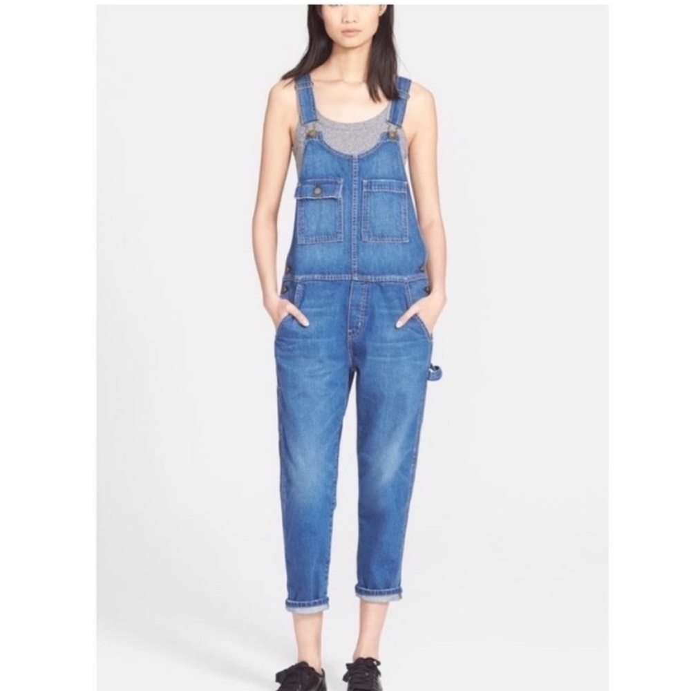 Current/Elliott Carpenter Denim Overalls Blue size 1 (Small)